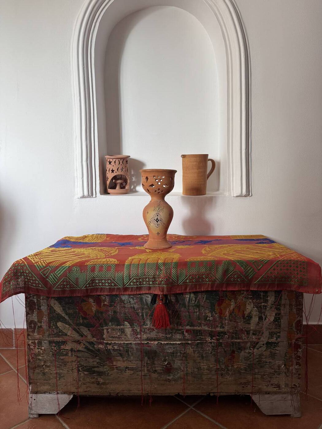 Décoration du salon berbère